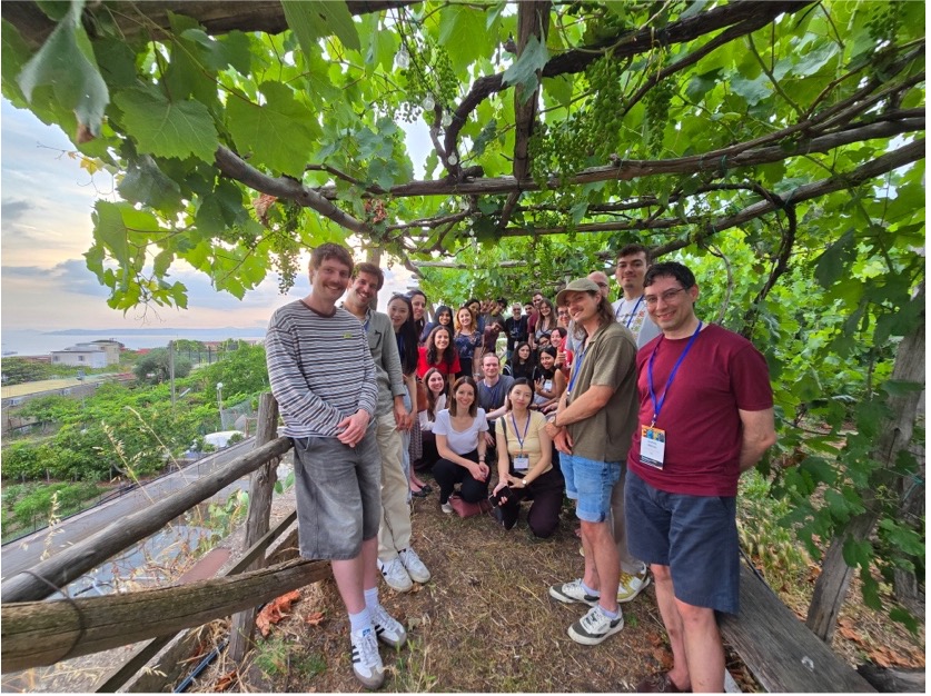 Course participants group photo overlooking the Bay of Naples